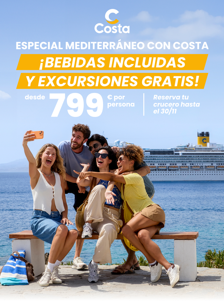 Bebidas incluidas y excursiones gratis